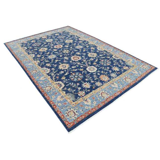 Ziegler 6'7" X 9'5" Wool Hand-Knotted Rug