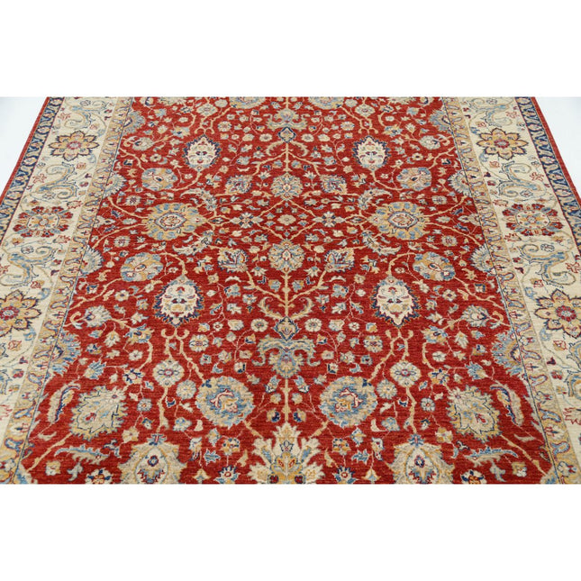 Ziegler 6'8" X 9'7" Wool Hand-Knotted Rug