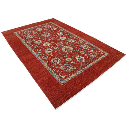 Ziegler 6'7" X 9'5" Wool Hand-Knotted Rug