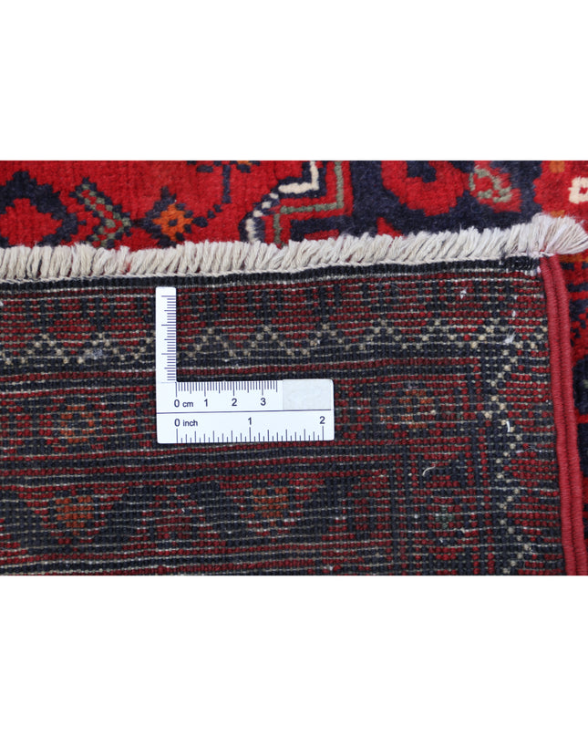 Afghan 9' 8" X 12' 4" Hand Knotted Wool Rug 9' 8" X 12' 4" (295 X 376) / Red / Wool