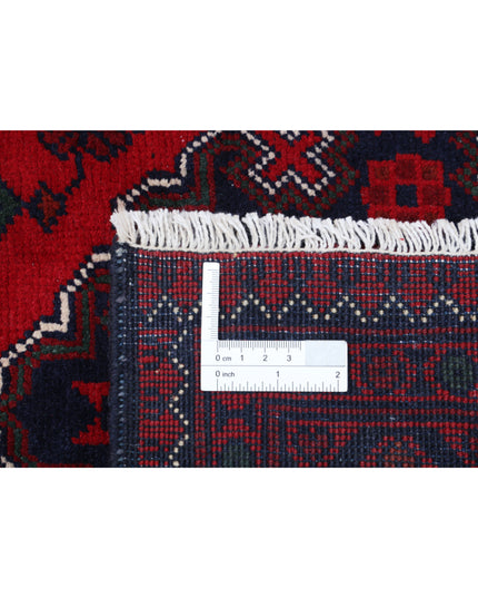 Afghan 9' 8" X 15' 6" Hand Knotted Wool Rug 9' 8" X 15' 6" (295 X 472) / Red / Wool