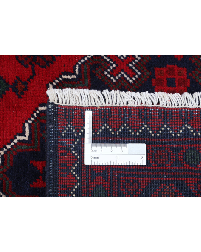 Afghan 9' 8" X 15' 6" Hand Knotted Wool Rug 9' 8" X 15' 6" (295 X 472) / Red / Wool