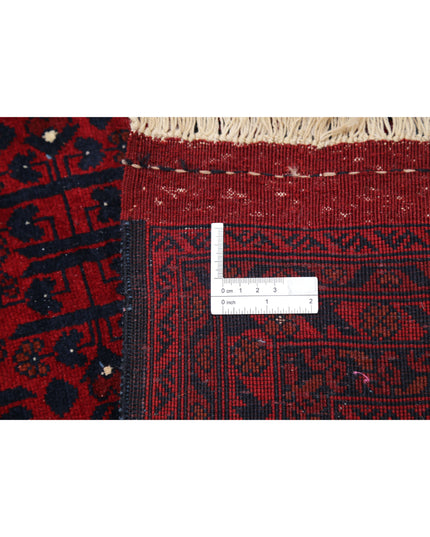 Afghan 8' 2" X 10' 10" Hand Knotted Wool Rug 8' 2" X 10' 10" (249 X 330) / Red / Wool
