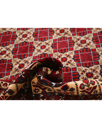 Afghan 9' 10" X 12' 5" Hand Knotted Wool Rug 9' 10" X 12' 5" (300 X 379) / Blue / Wool