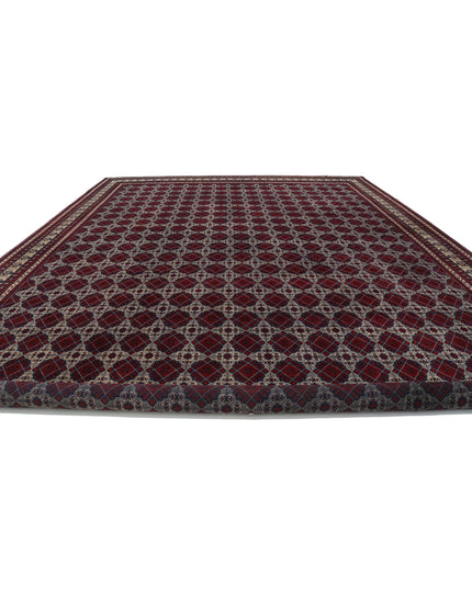 Afghan 15' 10" X 25' 7" Hand Knotted Wool Rug 15' 10" X 25' 7" (482 X 780) / Red / Wool