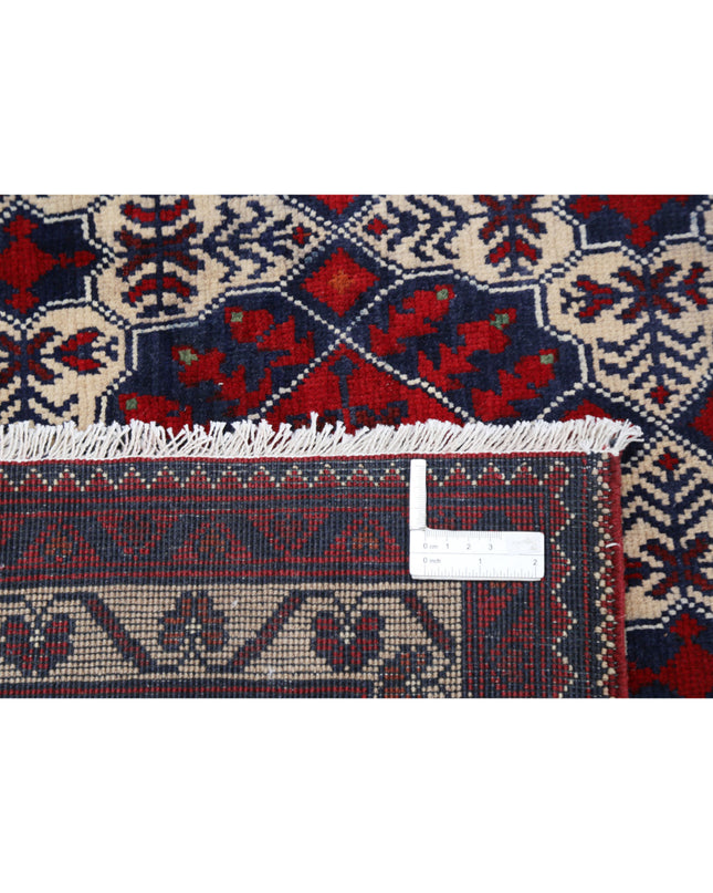 Afghan 15' 10" X 25' 7" Hand Knotted Wool Rug 15' 10" X 25' 7" (482 X 780) / Red / Wool
