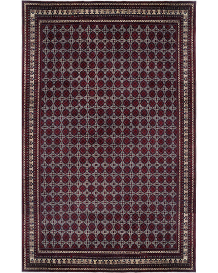 Afghan 15' 10" X 25' 7" Hand Knotted Wool Rug 15' 10" X 25' 7" (482 X 780) / Red / Wool