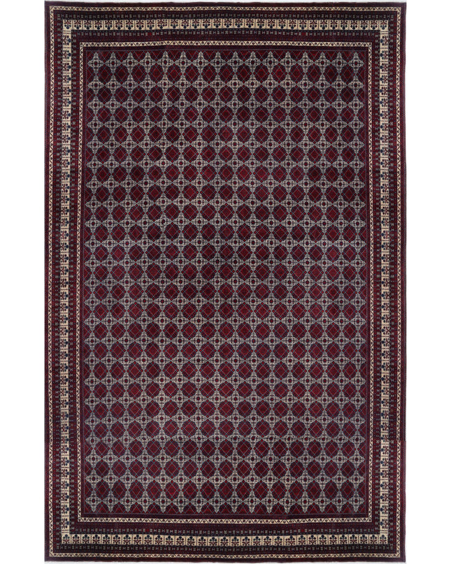 Afghan 15' 10" X 25' 7" Hand Knotted Wool Rug 15' 10" X 25' 7" (482 X 780) / Red / Wool