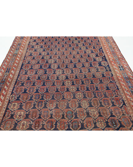 Afshar 6' 3" X 15' 5" Hand Knotted Wool Rug 6' 3" X 15' 5" (191 X 470) / Blue / Wool
