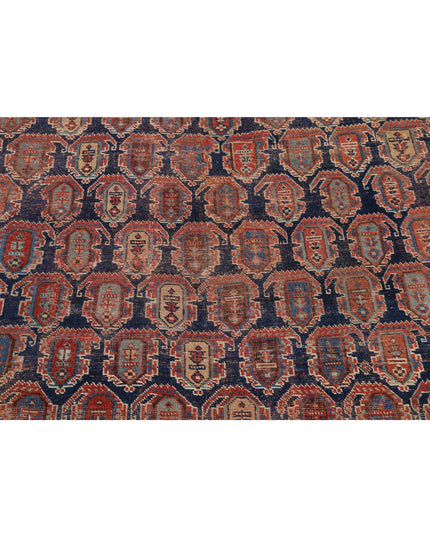 Afshar 6' 3" X 15' 5" Hand Knotted Wool Rug 6' 3" X 15' 5" (191 X 470) / Blue / Wool