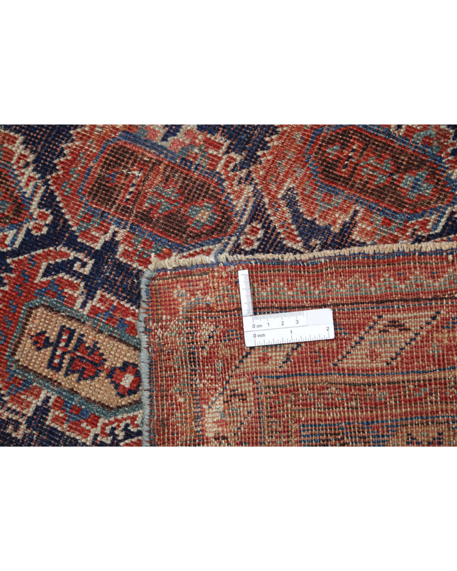 Afshar 6' 3" X 15' 5" Hand Knotted Wool Rug 6' 3" X 15' 5" (191 X 470) / Blue / Wool