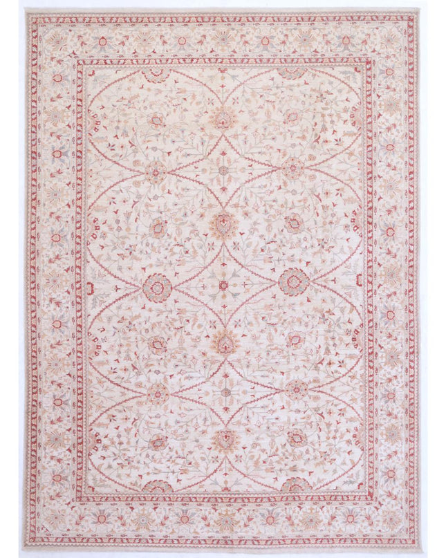 Ariana 9' 10" X 13' 6" Hand Knotted Wool Rug 9' 10" X 13' 6" (300 X 411) / Ivory / Wool