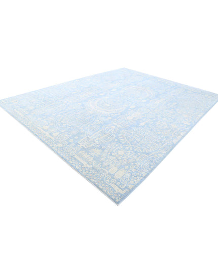 Ariana 10' 0" X 13' 2" Hand Knotted Wool Rug 10' 0" X 13' 2" (305 X 401) / Teal / Wool