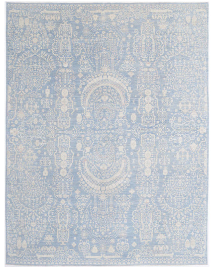 Ariana 10' 0" X 13' 2" Hand Knotted Wool Rug 10' 0" X 13' 2" (305 X 401) / Teal / Wool