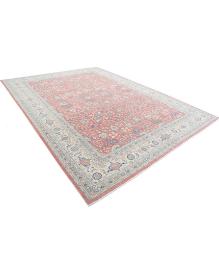 Ariana 9' 11" X 13' 5" Hand Knotted Wool Rug 9' 11" X 13' 5" (302 X 409) / Pink / Wool