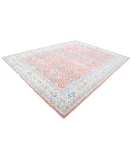 Ariana 9' 11" X 13' 5" Hand Knotted Wool Rug 9' 11" X 13' 5" (302 X 409) / Pink / Wool