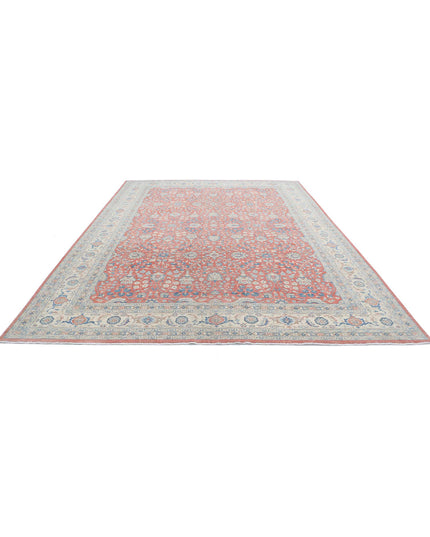 Ariana 9' 11" X 13' 5" Hand Knotted Wool Rug 9' 11" X 13' 5" (302 X 409) / Pink / Wool