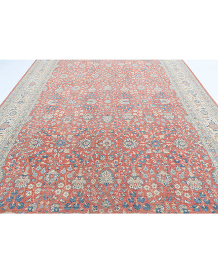 Ariana 9' 11" X 13' 5" Hand Knotted Wool Rug 9' 11" X 13' 5" (302 X 409) / Pink / Wool