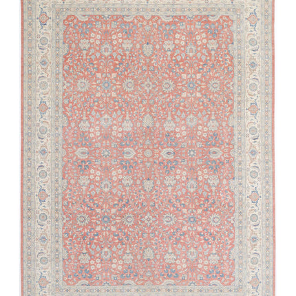 Ariana 9' 11" X 13' 5" Hand Knotted Wool Rug 9' 11" X 13' 5" (302 X 409) / Pink / Wool
