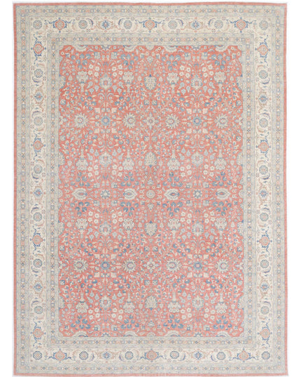 Ariana 9' 11" X 13' 5" Hand Knotted Wool Rug 9' 11" X 13' 5" (302 X 409) / Pink / Wool