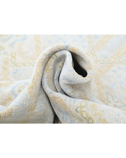 Ariana 7' 9" X 9' 4" Hand Knotted Wool Rug 7' 9" X 9' 4" (236 X 284) / Ivory / Wool