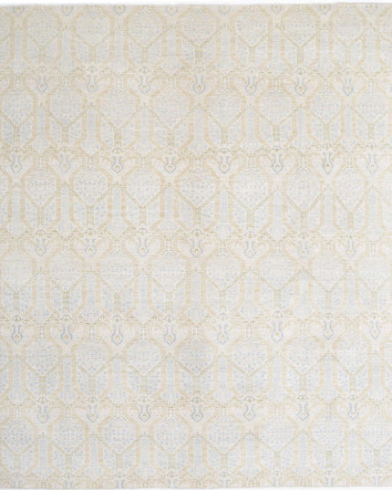 Ariana 7' 9" X 9' 4" Hand Knotted Wool Rug 7' 9" X 9' 4" (236 X 284) / Ivory / Wool