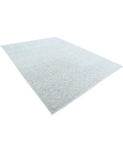 Ariana 8' 10" X 11' 5" Hand Knotted Wool Rug 8' 10" X 11' 5" (269 X 348) / Teal / Wool