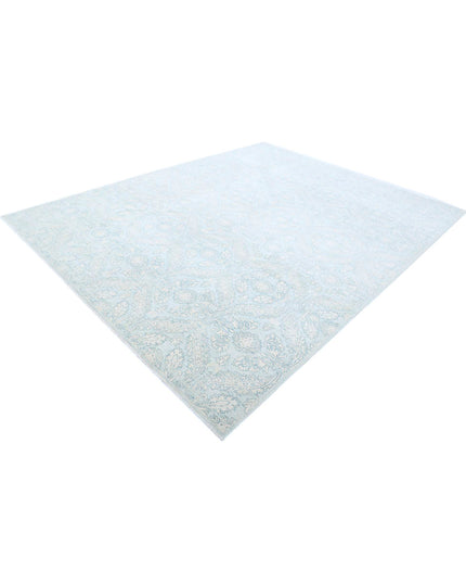 Ariana 8' 10" X 11' 5" Hand Knotted Wool Rug 8' 10" X 11' 5" (269 X 348) / Teal / Wool