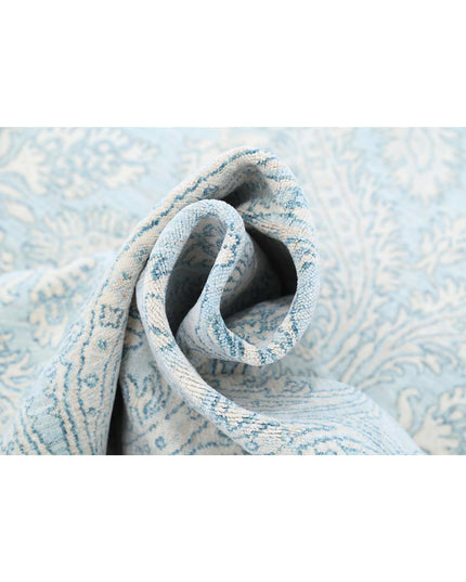 Ariana 8' 10" X 11' 5" Hand Knotted Wool Rug 8' 10" X 11' 5" (269 X 348) / Teal / Wool