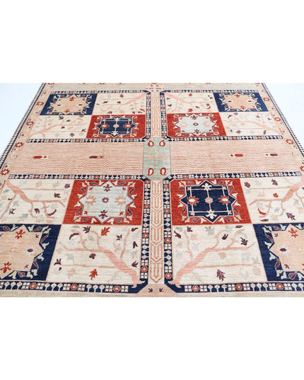 Ariana 8' 0" X 8' 0" Hand Knotted Wool Rug 8' 0" X 8' 0" (244 X 244) / Ivory / Wool
