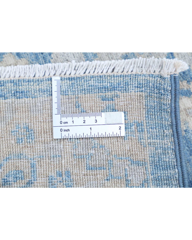 Ariana 9' 2" X 12' 0" Hand Knotted Wool Rug 9' 2" X 12' 0" (280 X 366) / Blue / Wool