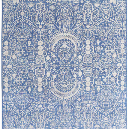 Ariana 8' 0" X 9' 8" Hand Knotted Wool Rug 8' 0" X 9' 8" (244 X 295) / Blue / Wool