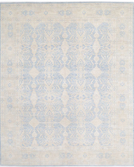 Ariana 8' 3" X 9' 10" Hand Knotted Wool Rug 8' 3" X 9' 10" (251 X 300) / Blue / Wool