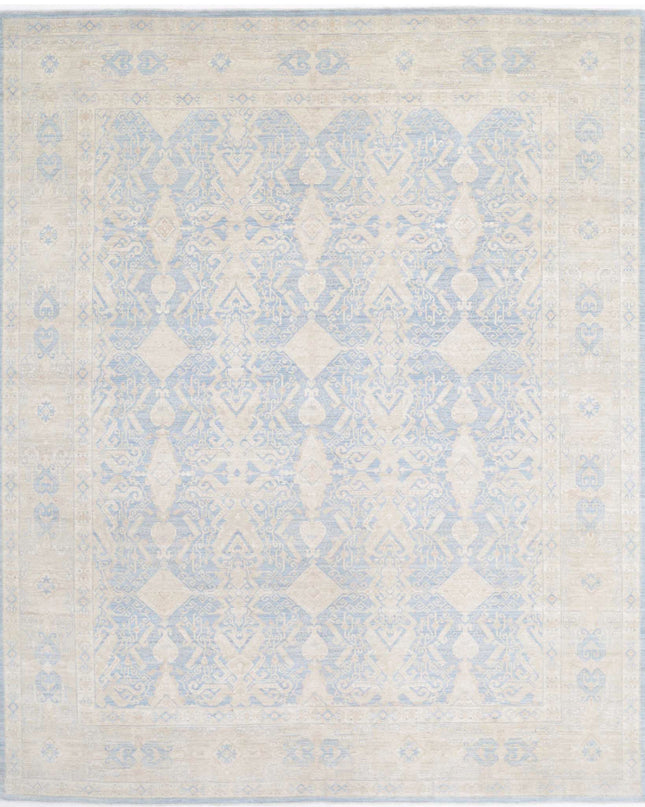 Ariana 8' 3" X 9' 10" Hand Knotted Wool Rug 8' 3" X 9' 10" (251 X 300) / Blue / Wool
