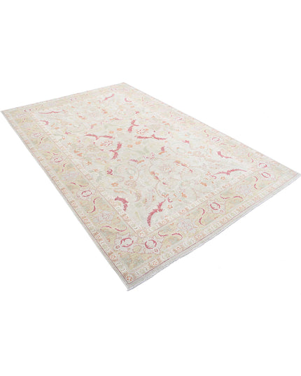 Ariana 5' 10" X 9' 2" Hand Knotted Wool Rug 5' 10" X 9' 2" (178 X 280) / Brown / Wool