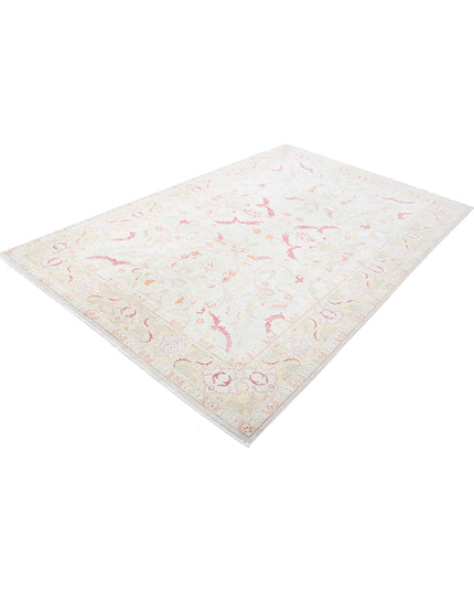 Ariana 5' 10" X 9' 2" Hand Knotted Wool Rug 5' 10" X 9' 2" (178 X 280) / Brown / Wool