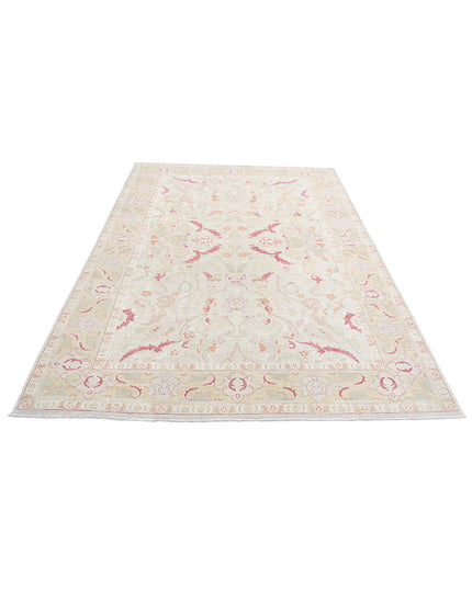 Ariana 5' 10" X 9' 2" Hand Knotted Wool Rug 5' 10" X 9' 2" (178 X 280) / Brown / Wool