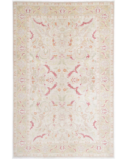 Ariana 5' 10" X 9' 2" Hand Knotted Wool Rug 5' 10" X 9' 2" (178 X 280) / Brown / Wool