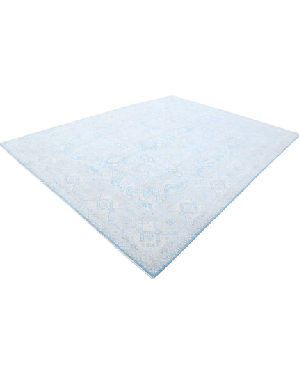 Ariana 9' 2" X 12' 4" Hand Knotted Wool Rug 9' 2" X 12' 4" (280 X 376) / Blue / Wool
