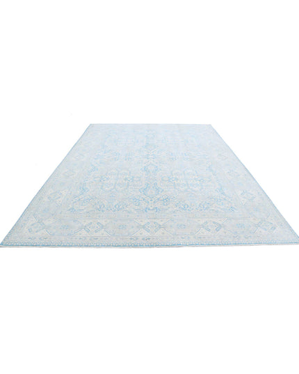 Ariana 9' 2" X 12' 4" Hand Knotted Wool Rug 9' 2" X 12' 4" (280 X 376) / Blue / Wool