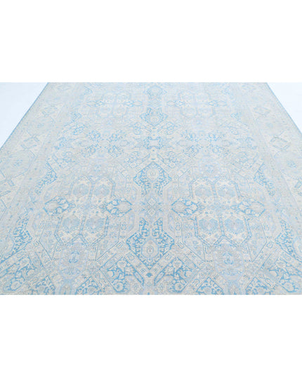 Ariana 9' 2" X 12' 4" Hand Knotted Wool Rug 9' 2" X 12' 4" (280 X 376) / Blue / Wool