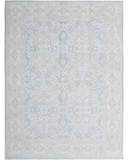 Ariana 9' 2" X 12' 4" Hand Knotted Wool Rug 9' 2" X 12' 4" (280 X 376) / Blue / Wool