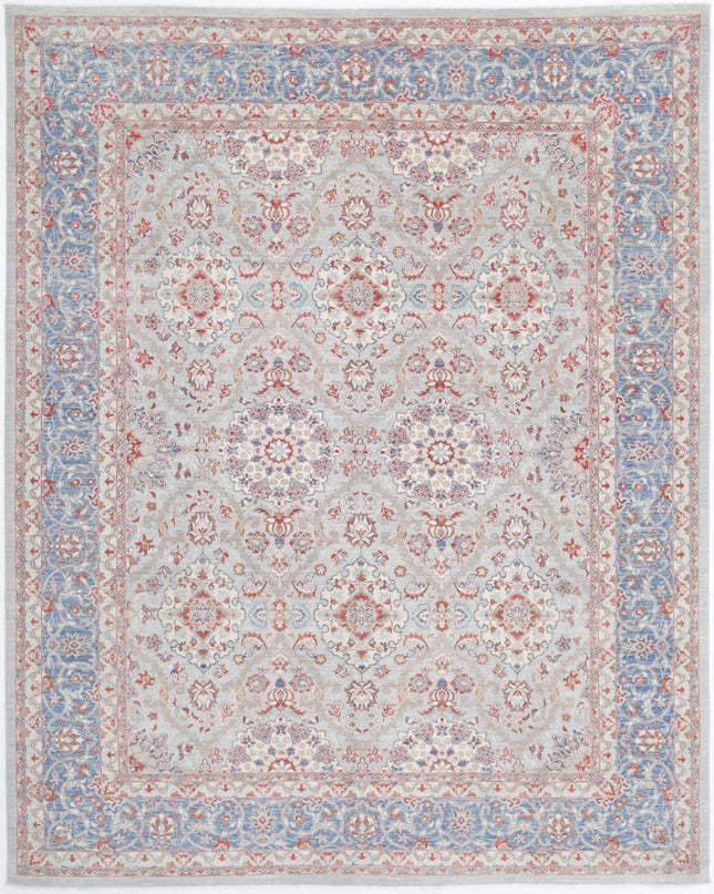 Ariana 8' 10" X 11' 4" Hand Knotted Wool Rug 8' 10" X 11' 4" (269 X 345) / Grey / Wool