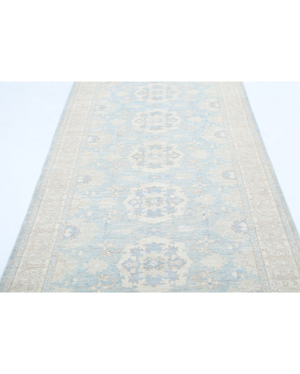 Ariana 3' 10" X 16' 8" Hand Knotted Wool Rug 3' 10" X 16' 8" (117 X 508) / Teal / Wool