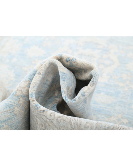 Ariana 3' 10" X 16' 8" Hand Knotted Wool Rug 3' 10" X 16' 8" (117 X 508) / Teal / Wool