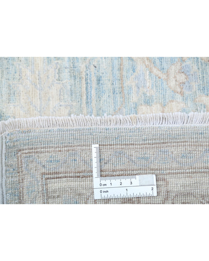 Ariana 3' 10" X 16' 8" Hand Knotted Wool Rug 3' 10" X 16' 8" (117 X 508) / Teal / Wool