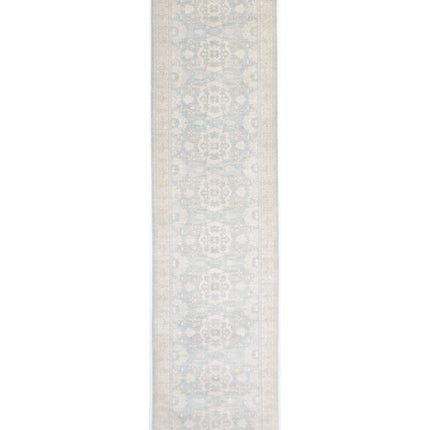 Ariana 3' 10" X 16' 8" Hand Knotted Wool Rug 3' 10" X 16' 8" (117 X 508) / Teal / Wool