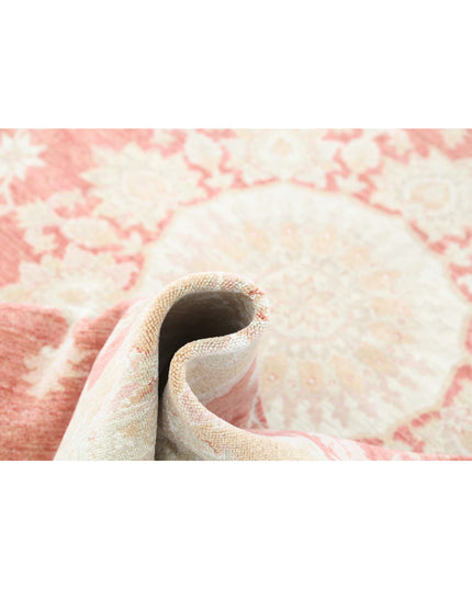 Ariana 4' 11" X 6' 7" Hand Knotted Wool Rug 4' 11" X 6' 7" (150 X 201) / Pink / Wool