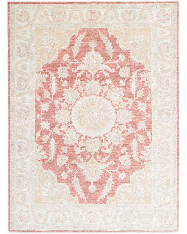 Ariana 4' 11" X 6' 7" Hand Knotted Wool Rug 4' 11" X 6' 7" (150 X 201) / Pink / Wool