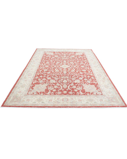 Ariana 6' 10" X 10' 1" Hand Knotted Wool Rug 6' 10" X 10' 1" (208 X 307) / Red / Wool